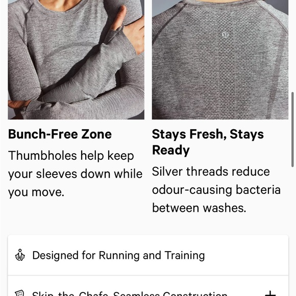 SOLD Lululemon Swiftly Long Sleeve Shirt - Picture 5 of 5